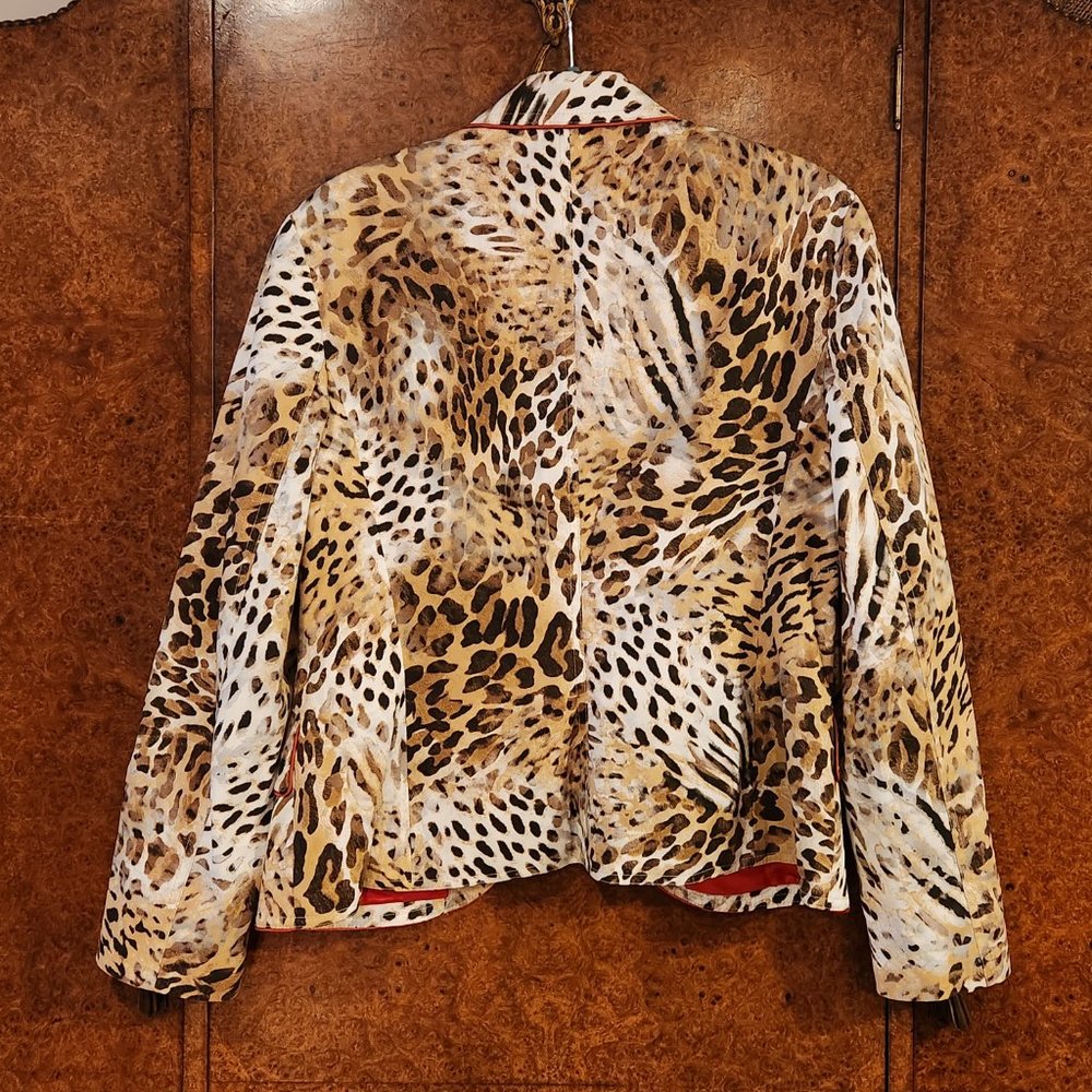 Mixed Leopard/Cheetah Print Blazer from Escada Sport - Picture 2 of 7